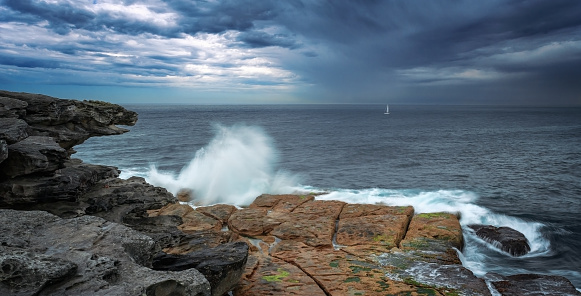 Storm from Bondi Beach, Australia.