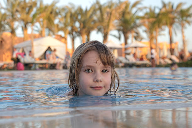 istock Little girl in pool 96905073