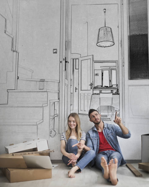 istock Couple that imagines their new house 969052010