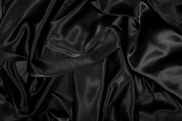 istock texture of a black satin 96905336