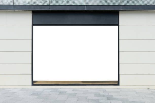 istock Shop Boutique Store Front with Big Window and Place for Name 969053542