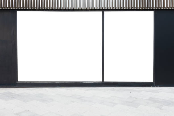 istock Shop Boutique Store Front with Big Window and Place for Name 969053604