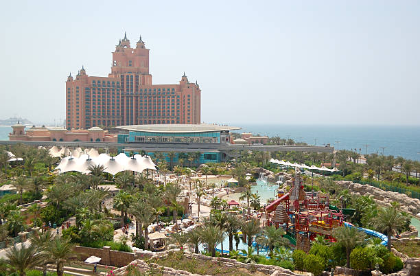 Aquaventure waterpark of Atlantis the Palm hotel  atlantis the palm stock pictures, royalty-free photos & images