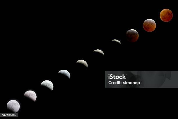 Eclipse - Fotografias de stock e mais imagens de Lua - Lua, Mudança, Astronomia