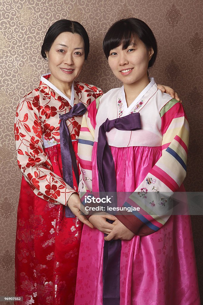 Matka i Córka - Zbiór zdjęć royalty-free (Hanbok)