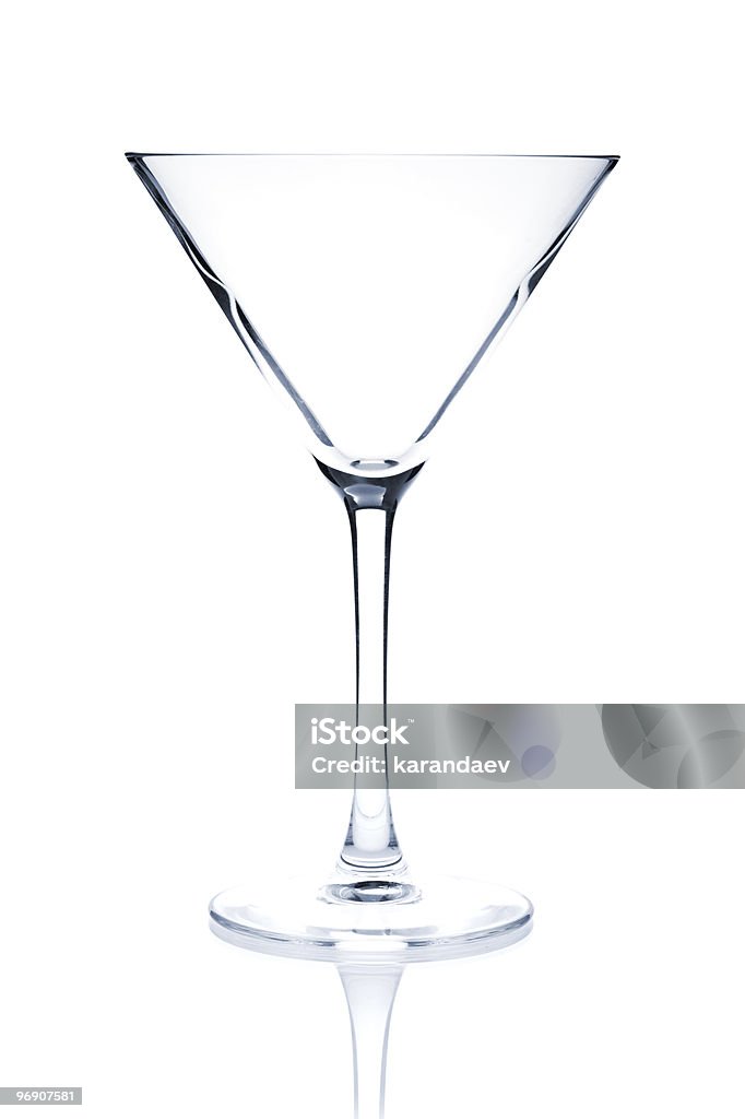 Bicchiere da Cocktail collezione-Martini - Foto stock royalty-free di Bicchiere vuoto