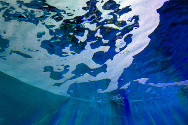istock abstract sea water background with foam and light coming through it 969077054