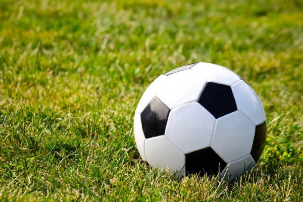 istock Soccer black and white ball 969089898