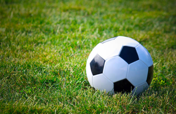 istock Soccer black and white ball 969093868