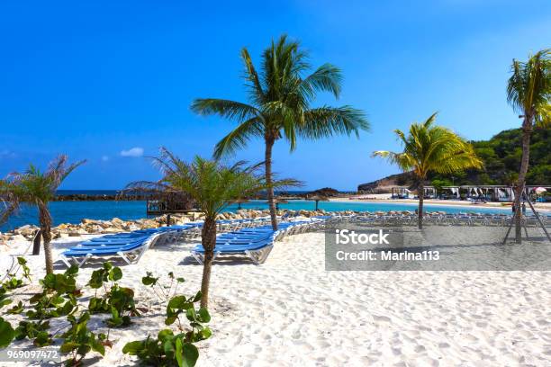 The White Sand At Sunny Day On Beach In Haiti Stock Photo - Download Image Now - Haiti, Labadee, Child