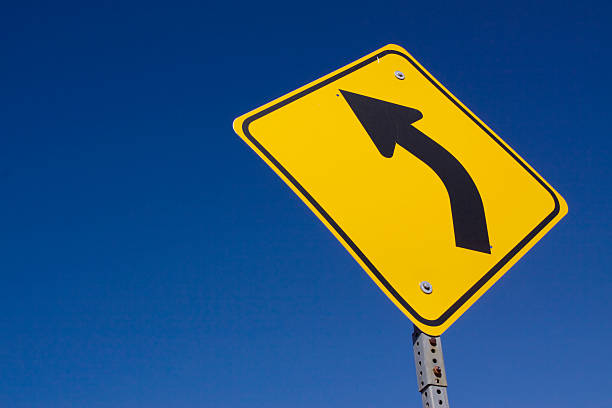 istock Curve ahead road sign 96910159