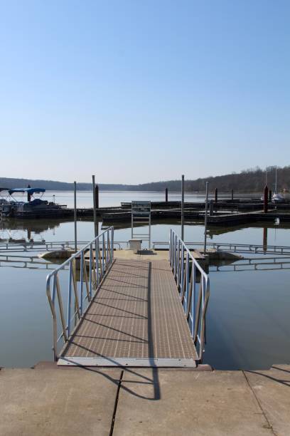 istock Metal Pier at Lake 969111952