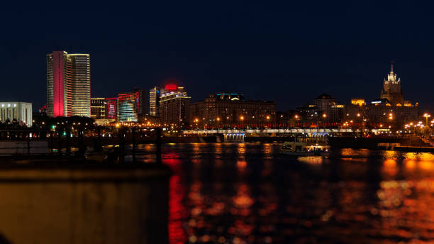 istock Night view of Moscow downtown 969114872