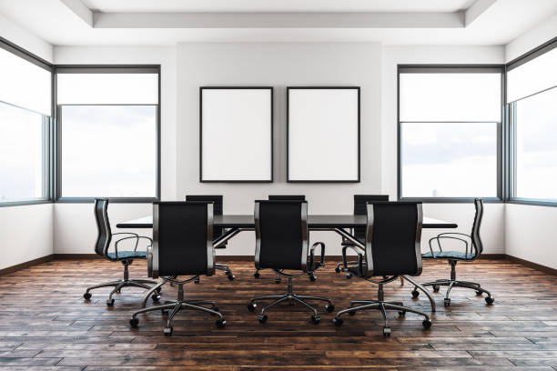 istock Contemporary meeting room with banner 969115038