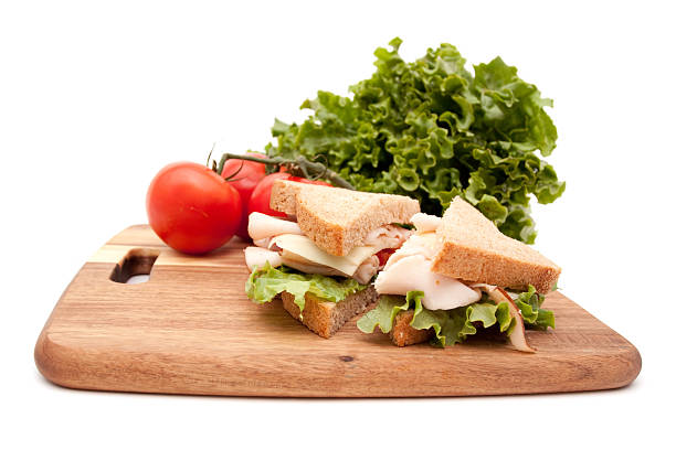istock Delicious turkey sandwich on wheat bread 96912090
