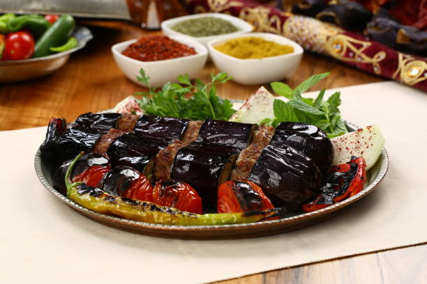 istock Eggplant kebab - Tokat Kebab - Patlican Kebab 969136588