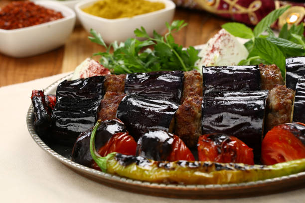 istock Eggplant kebab - Tokat Kebab - Patlican Kebab 969136776