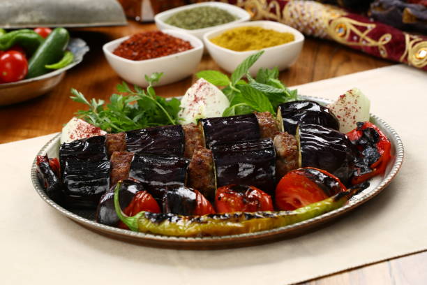 istock Eggplant kebab - Tokat Kebab - Patlican Kebab 969136798