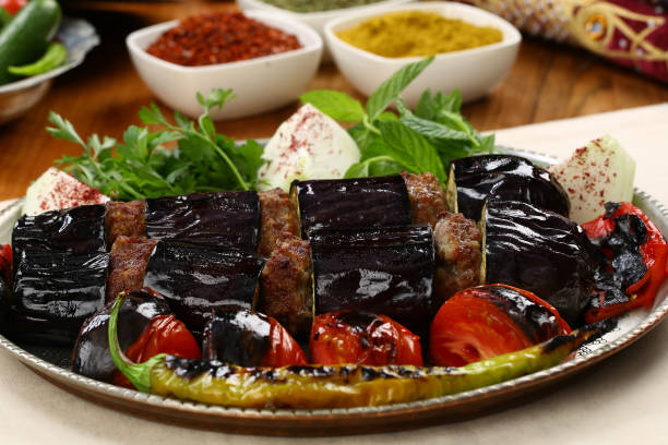 istock Eggplant kebab - Tokat Kebab - Patlican Kebab 969136810