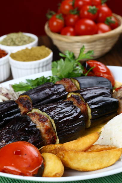 istock Eggplant kebab - Tokat Kebab - Patlican Kebab 969138986