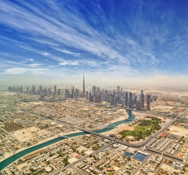 istock Aerial view of Dubai downtown, 969139644
