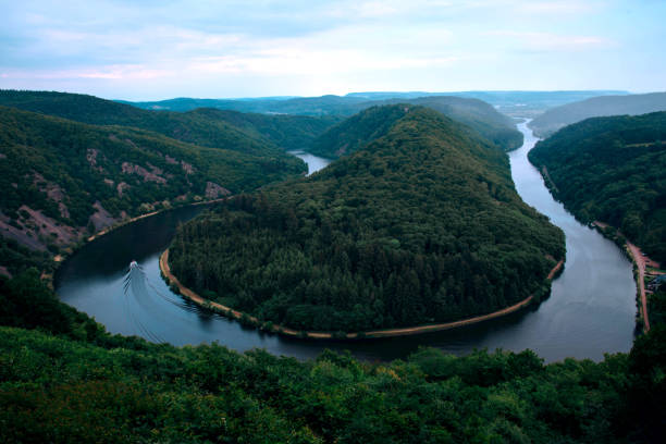 istock Saar loop close to Mettlach, Germany 969143760