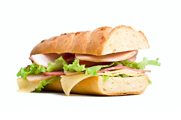 istock half of long baguette sandwich 96914752