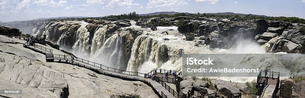 Panorama de la cascada de Augrabies - Foto de stock de República de Sudáfrica libre de derechos