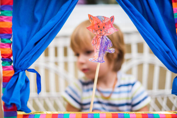 istock Little boy at the puppet show 969155578