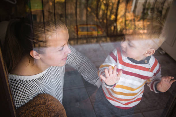 istock Cute little boy and mother 969159392
