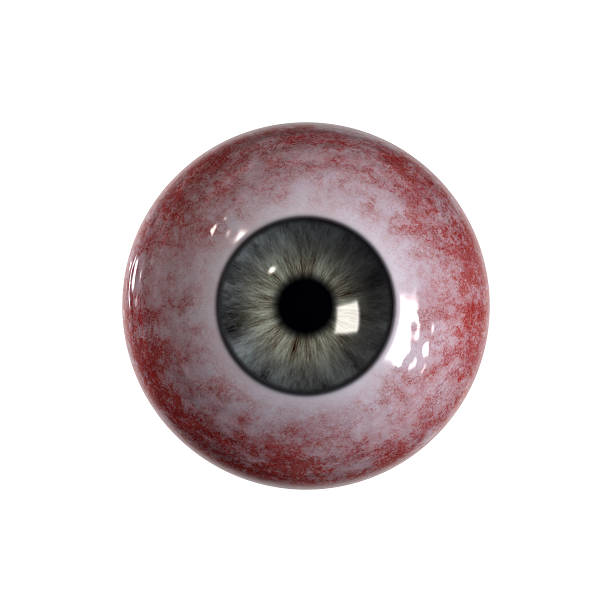 bloodshot verde blu bulbo oculare - occhio di vetro foto e immagini stock