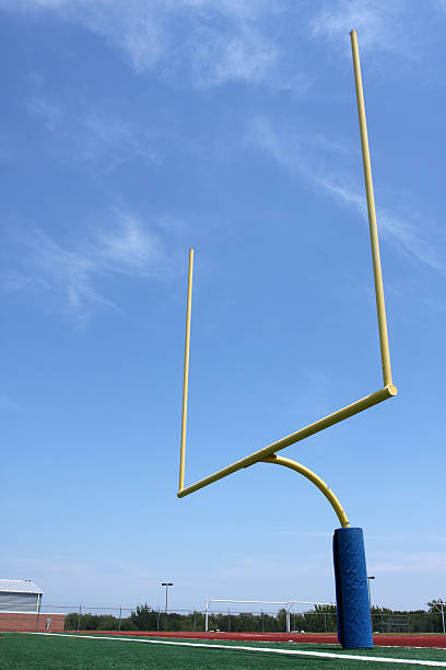 istock Football Goal Posts 96916638