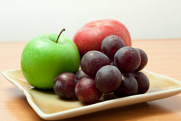 istock Fresh fruits in a plate 96916732