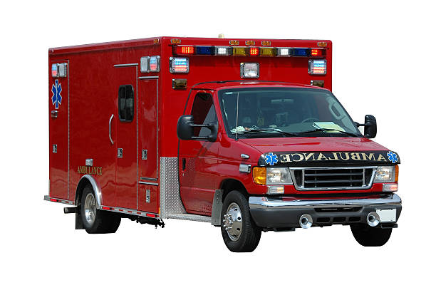 istock Ambulance issolated on a white background 96917033