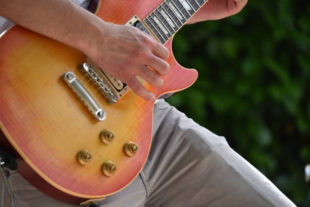 istock Musical instruments, bass, drum, electric guitar 969180234