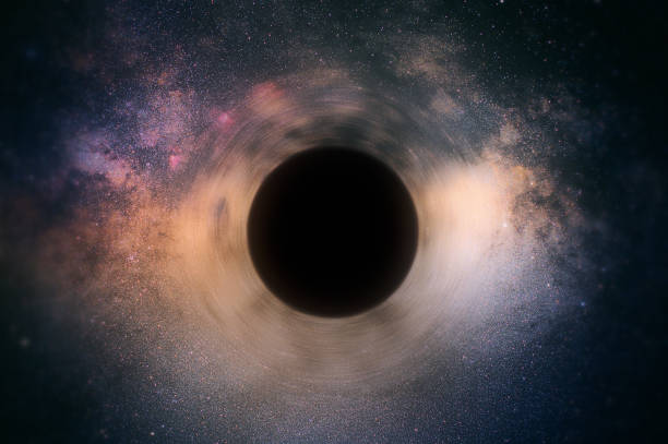 istock Black hole bending the time / space. My astronomy work. 969180902