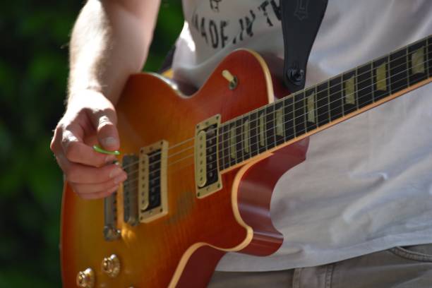 istock Musical instruments, bass, drum, electric guitar 969180958