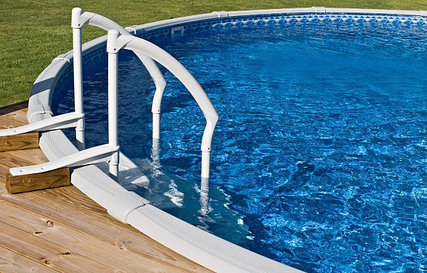 istock Above Ground Pool and Ladder 96918197