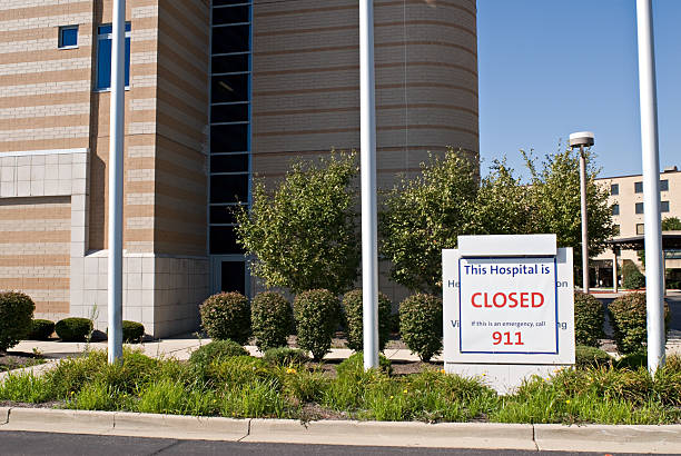 Closed Facility stock photo