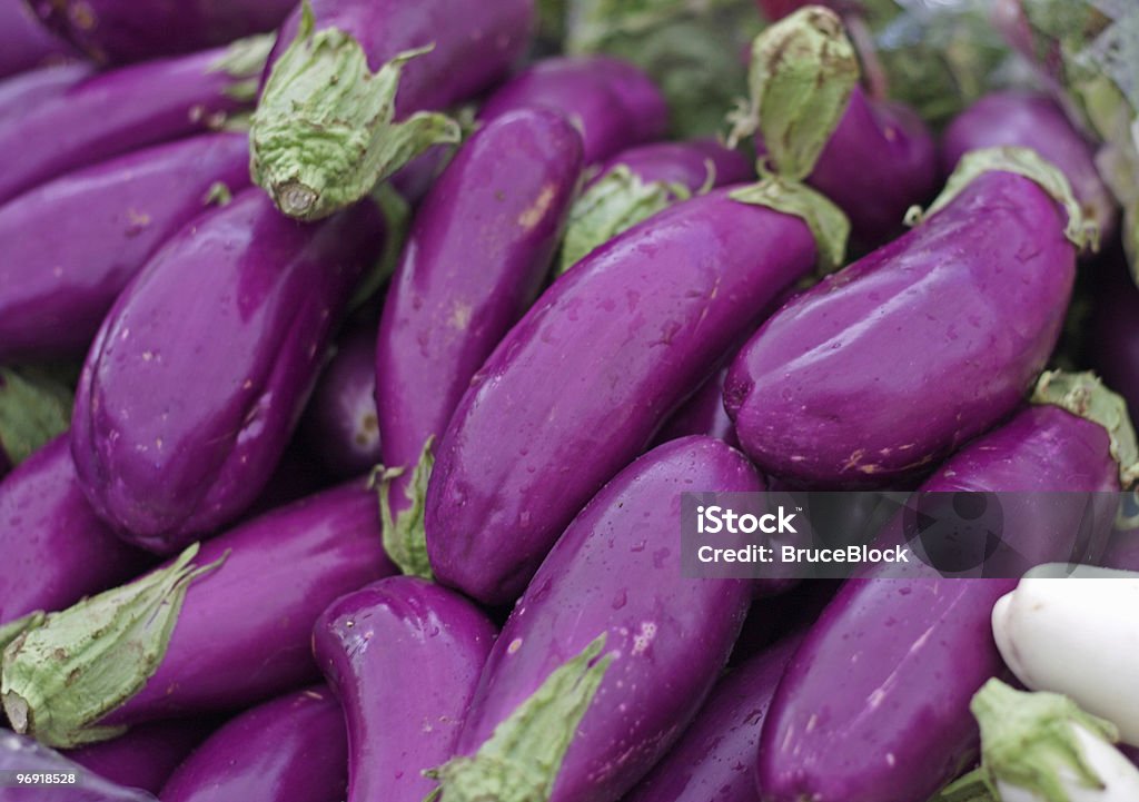 Asiático Eggplants - Royalty-free Beringela Japonesa Foto de stock