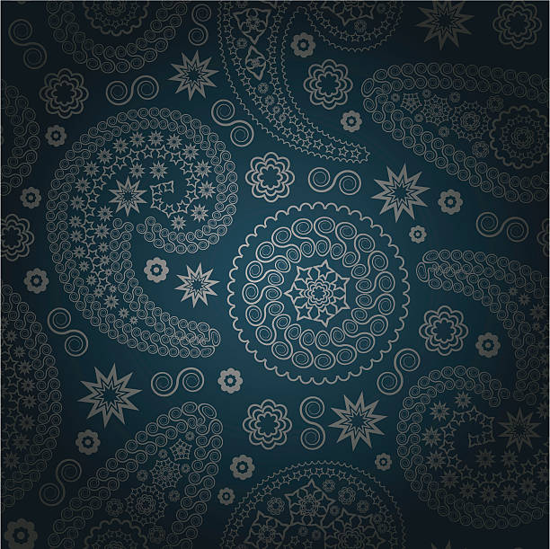 beautiful eastern pattern vector art illustration