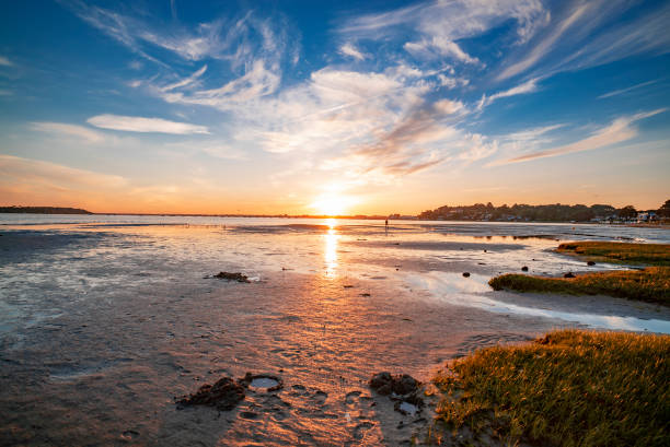 Vibrant Sunset on the UK's South Coast