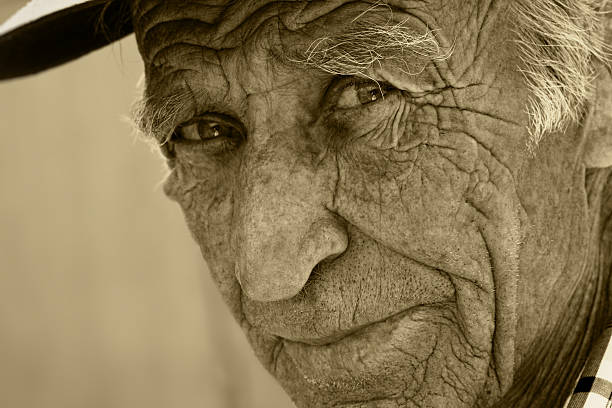 istock Sight of the old man 96919141