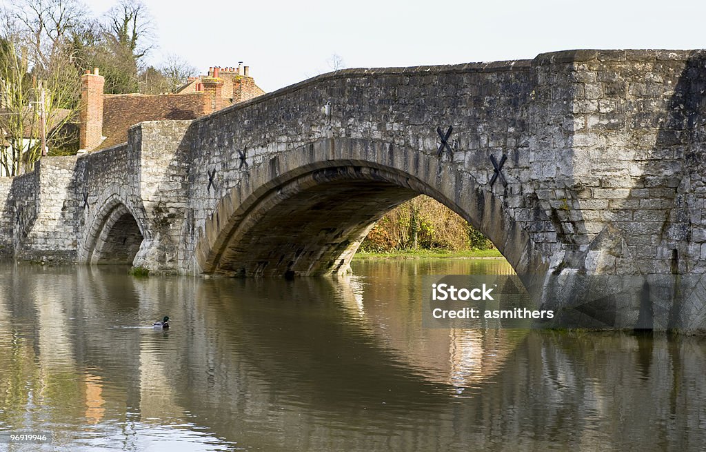 Medieval bridge at Aylesford  Bridge - Built Structure Stock Photo