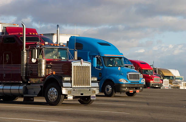 istock Line of Trucks 1 96920890