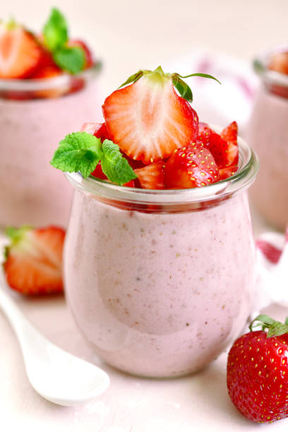 istock Homemade strawberry mousse 969211122