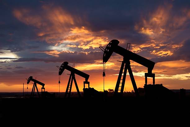 istock Oil Pump Jack at Dawn 96921637