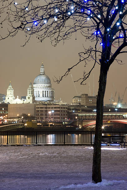 istock St. Paul's Cathedral in the snow 96921684
