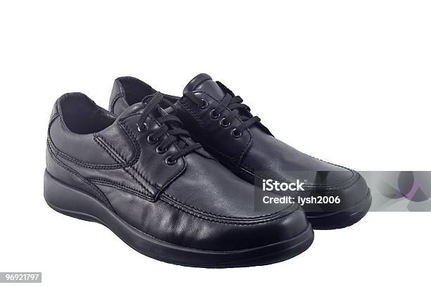 Leather Shoes Stock Photo - Download Image Now - Black Color, Casual Clothing, Color Image