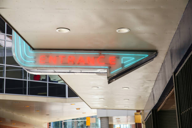 istock Neon entrance sign 969226052